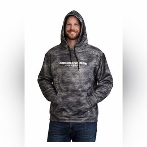 Outfitters Trading Mens Performance Fleece Hoodie Breckenridge Colorado Gray M